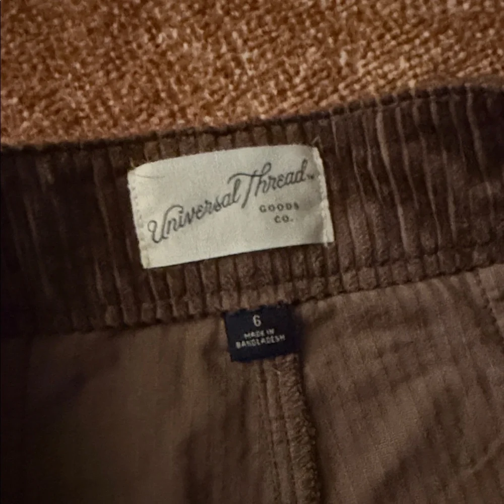 High Rise Corduroy Palazzo Pant - Size 6 - Picture 5 of 7